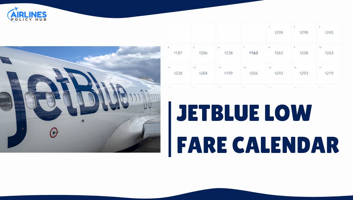 JetBlue low fare calendar