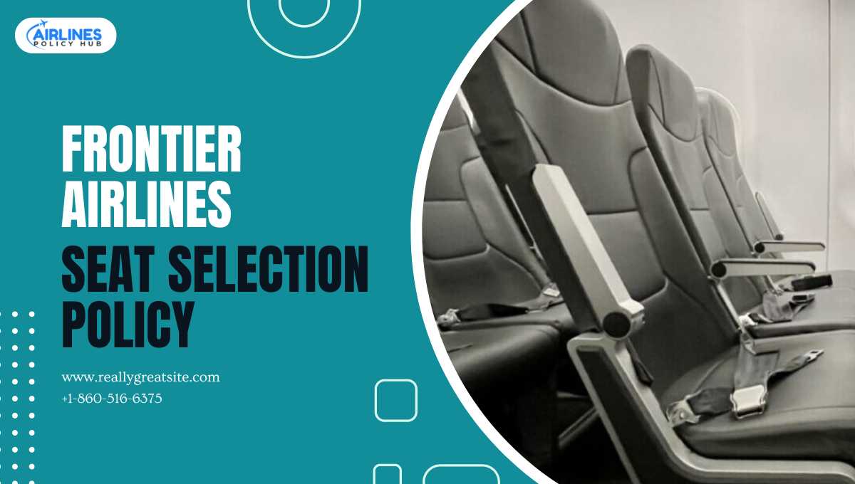 Frontier Airlines Seat selection